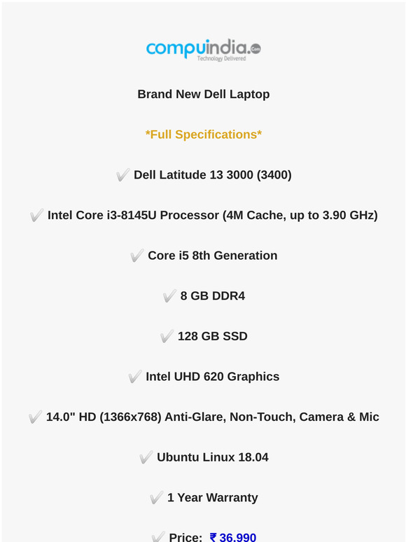 Dell Latitude 13 3000 (3400)