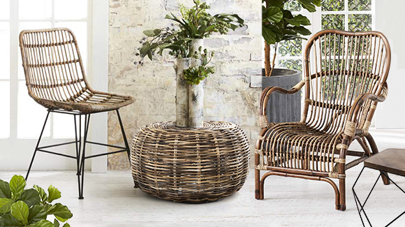 seville rattan armchair