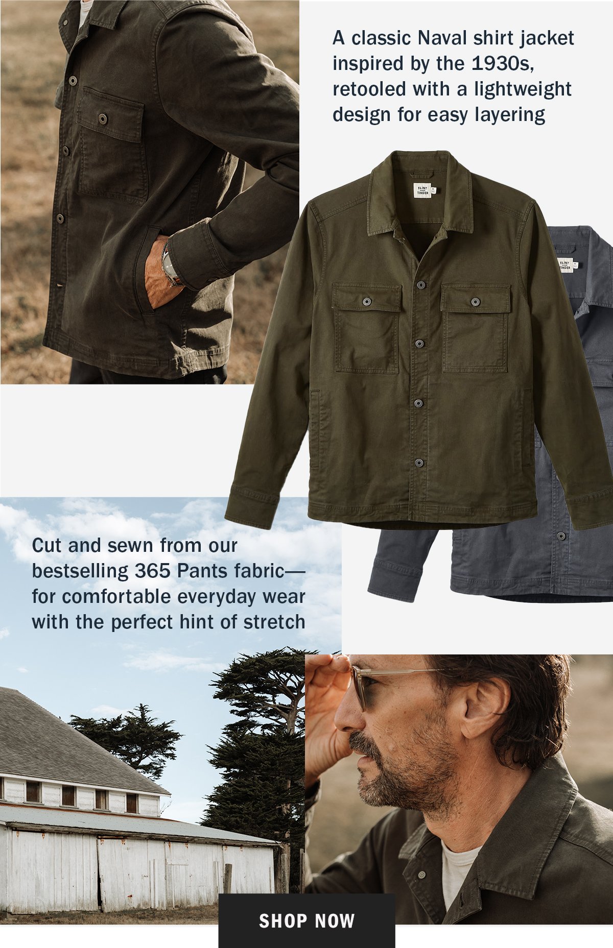Huckberry: Naval Shirt Jacket Redesign | Milled