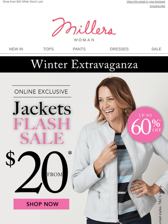 millers online jackets