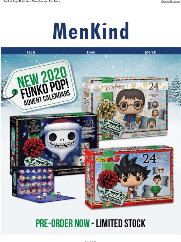 menkind harry potter advent calendar
