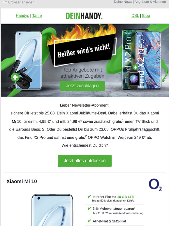 🔥 Heißer wird's nicht: Top-Angebote mit gratis Zugaben