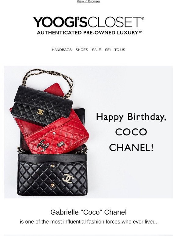 Yoogi's Closet: Happy Birthday, Coco Chanel!