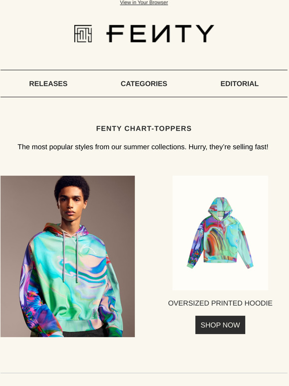 fenty psychedelic hoodie