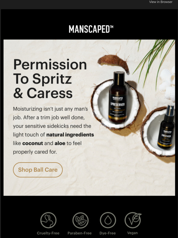 Manscaped: That naked in front of a fan feeling | Milled