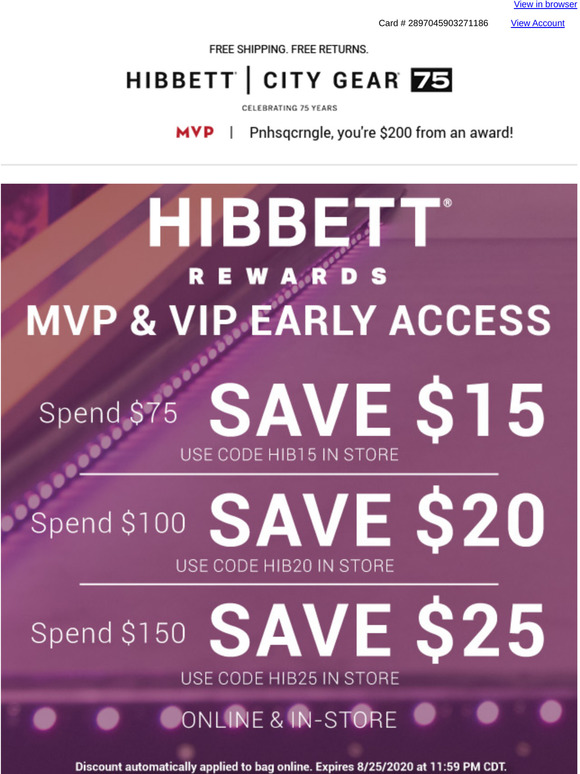 hibbett rewards