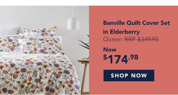 sheridan banville quilt cover set