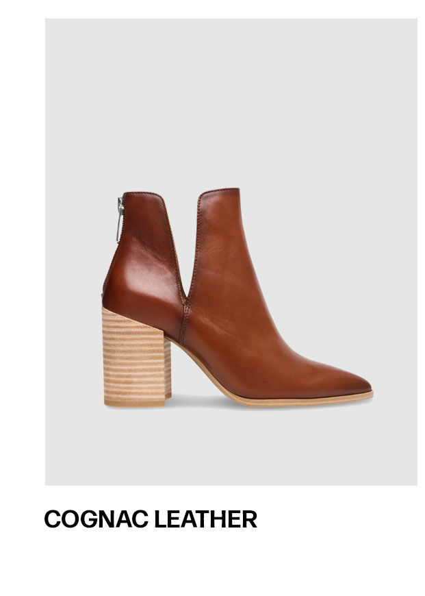 steve madden cognac booties