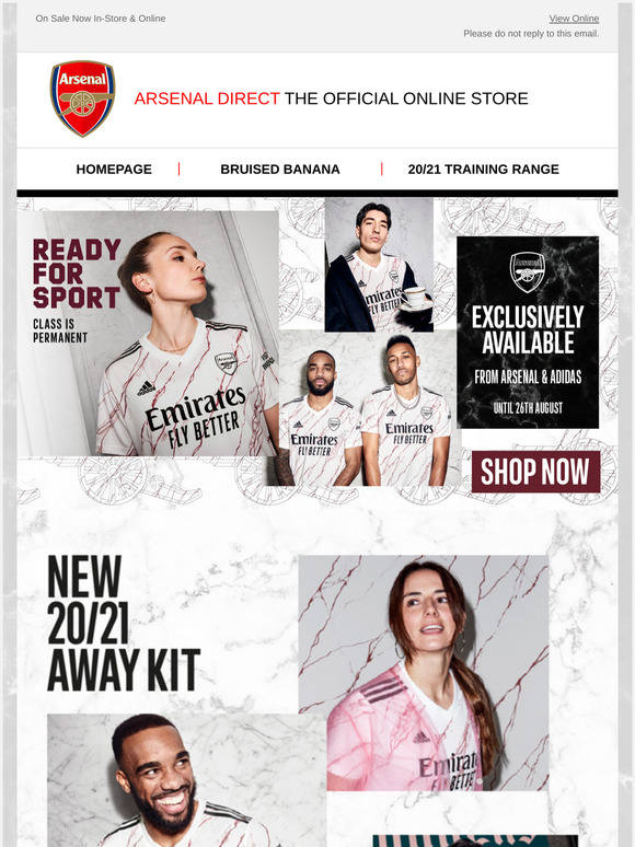 arsenal direct away kit