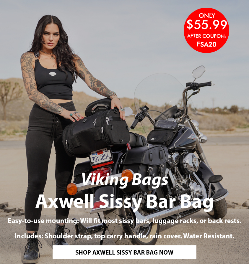 viking sissy bar bag