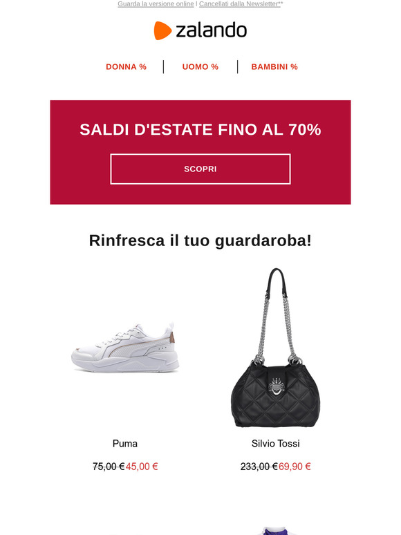 Zalando hotsell sconti newsletter