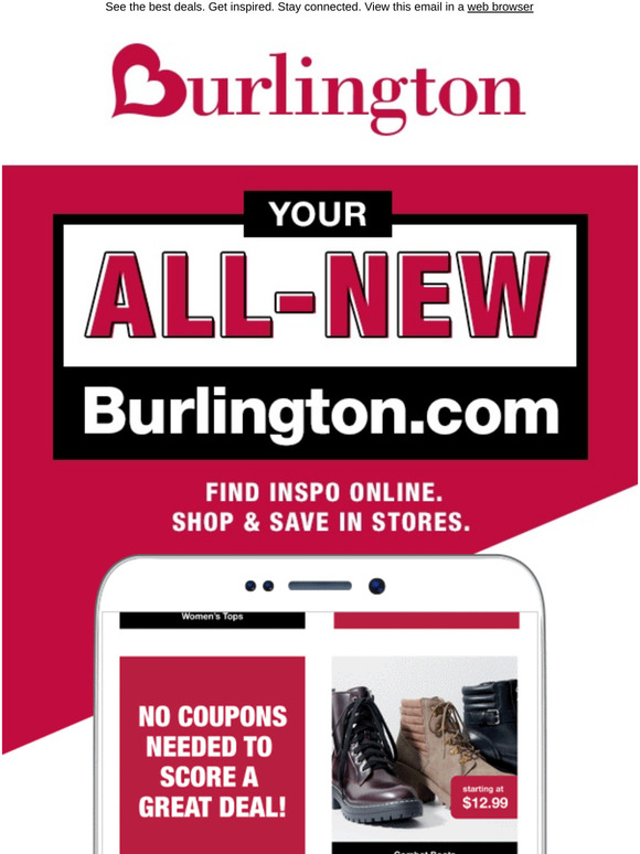 Burlington Coat Factory Say hello to the new Milled