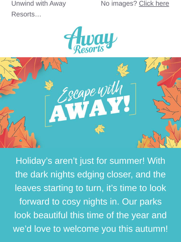 Get away this Autumn! 🍂