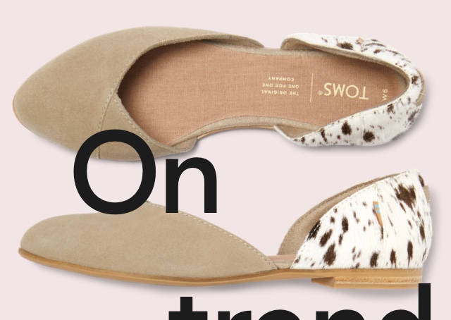 Toms animal hot sale print flats