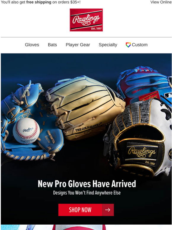 Rawlings Gear: Get Your New Gameday 57 Series Glove Now!