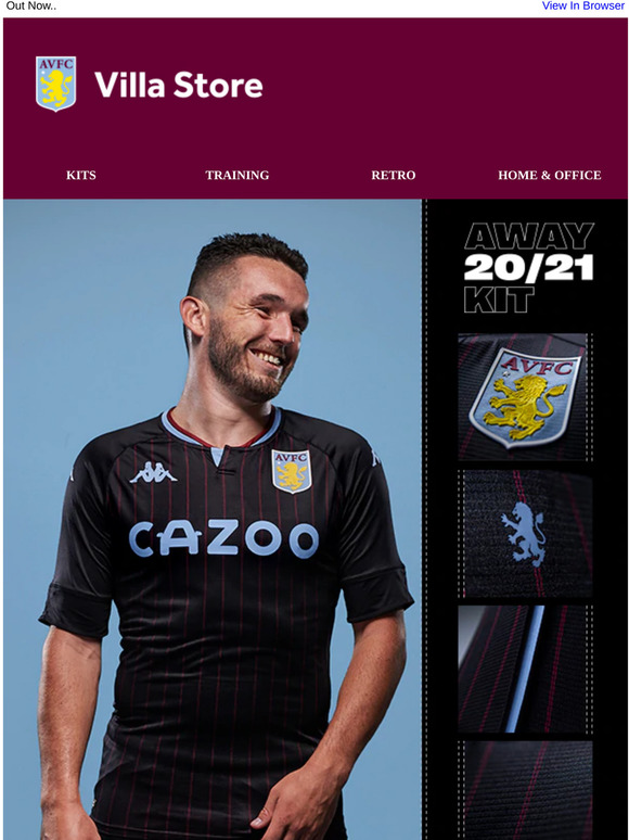 aston villa new away kit