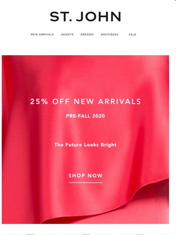 Bright Times: 25% Off New Arrivals