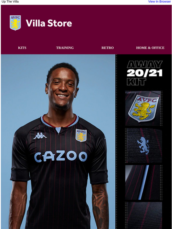 villa new away kit