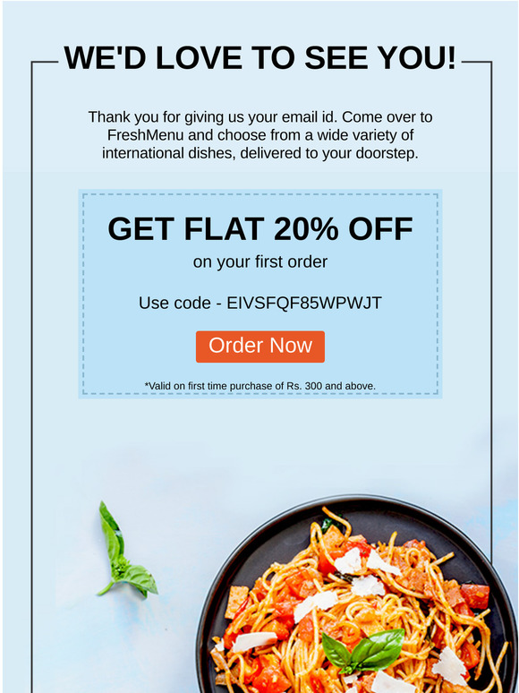 Hey, Here's a Welcome Gift. DISCOUNT code inside!