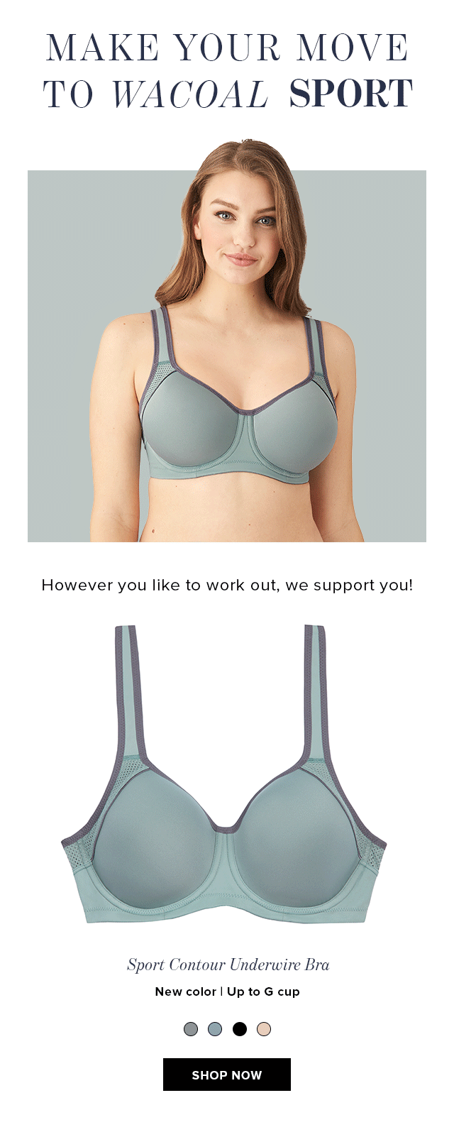 Wacoal This MustHave Sport Bra is a Game Changer Milled