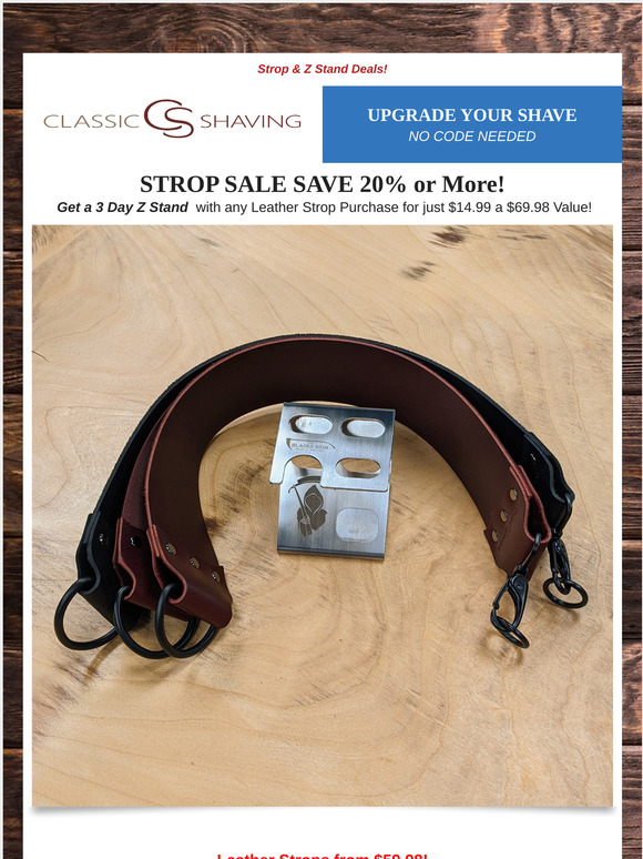 Strop & Z Stand Sale!