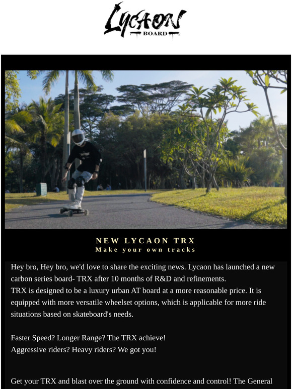 New Lycaon TRX - explore your way on different roads