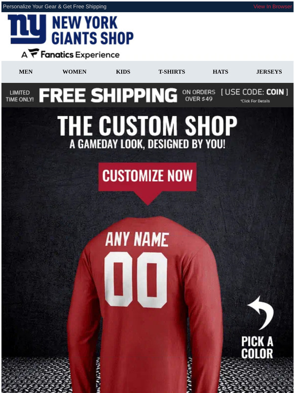 new york giants coupon code