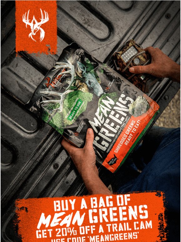 Buy Mean Greens, Take 20% off A Trail Camera