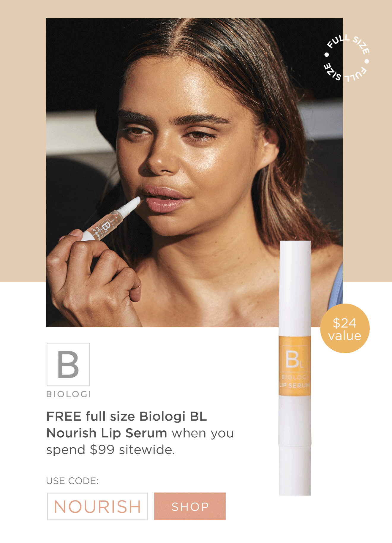 biologi lip serum