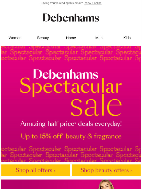 debenhams sale mens perfume