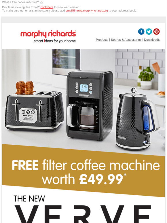 Reader, Want a free coffee machine 