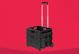 ovela foldable shopping cart trolley