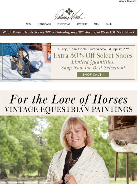 Patricia Nash Equestrian Inspired Just In, Handbags & Jewelry Milled