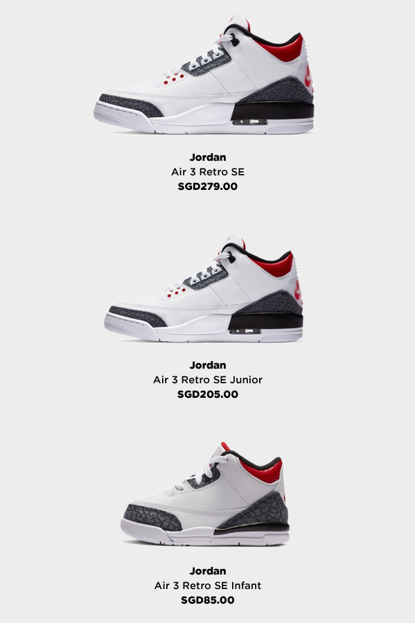 jordan retro 3 junior