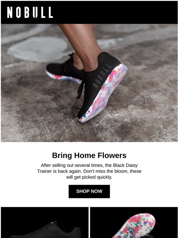 black daisy trainers