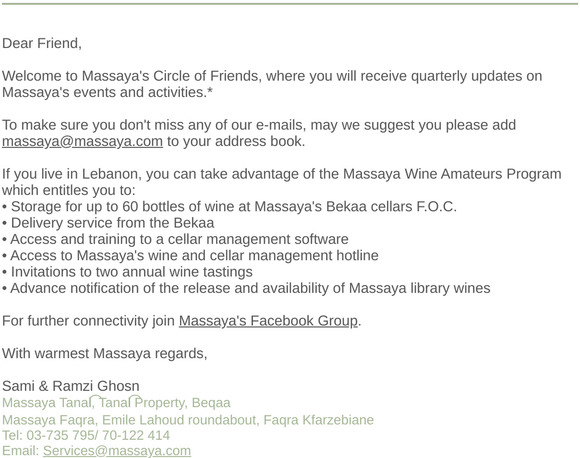 Join Mailing List