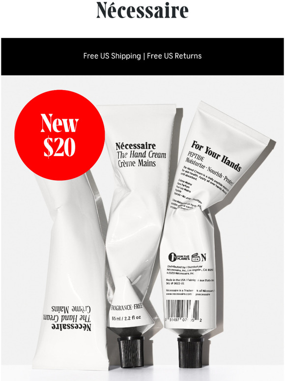 nécessaire hand cream