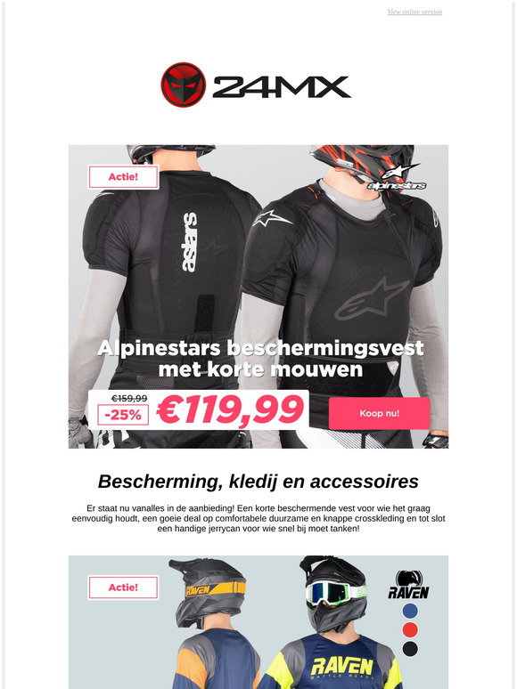 Meer Rouwen vreugde 24mx.nl: Raven crosskleding tegen een onverslaanbare prijs! 4 coole combos!  | Milled