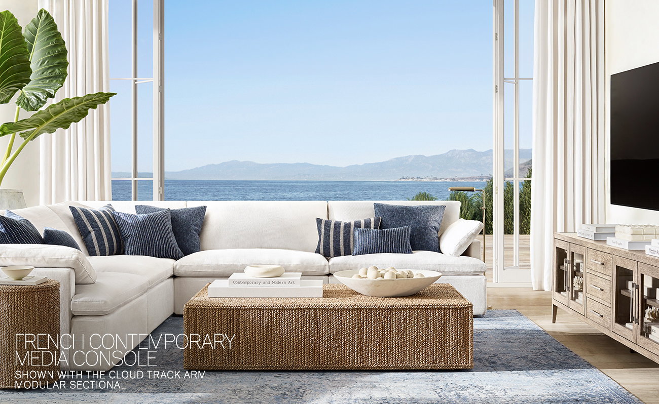 Restoration Hardware RH Beach House. The New French Contemporary