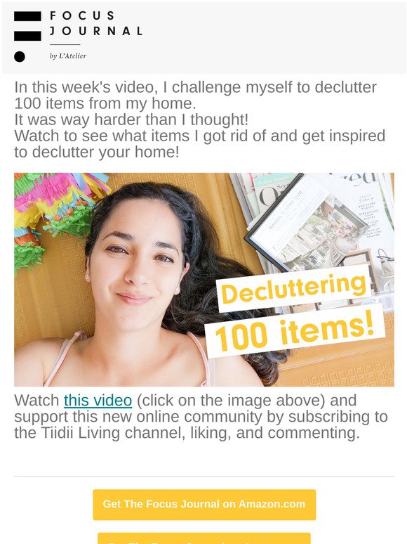 I decluttered 100 items!