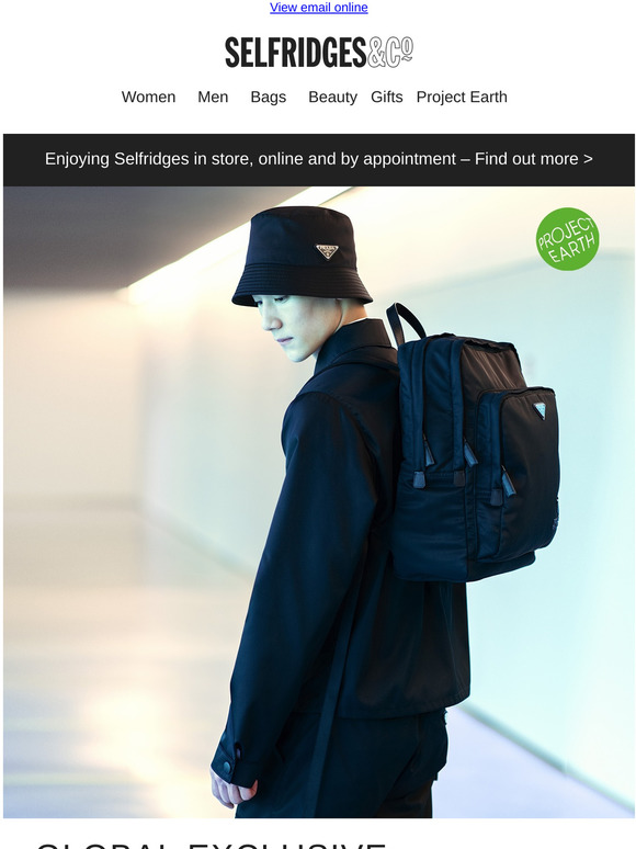 Selfridges longchamp outlet backpack