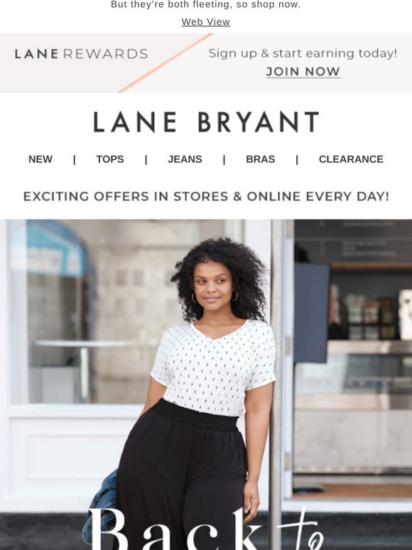 Lane Bryant: Weekend's here. So's 40% off! | Milled