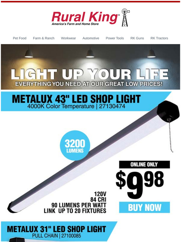 Rural 💡 Light Up Your Life Milled