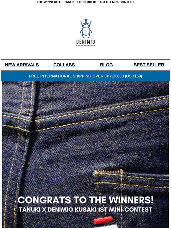 denimio.com: ð¥ WIN TANUKI PJKT3 JACKET & DENIMIO POINTS! | DENIMIO CUSTOMER SURVEY | Milled