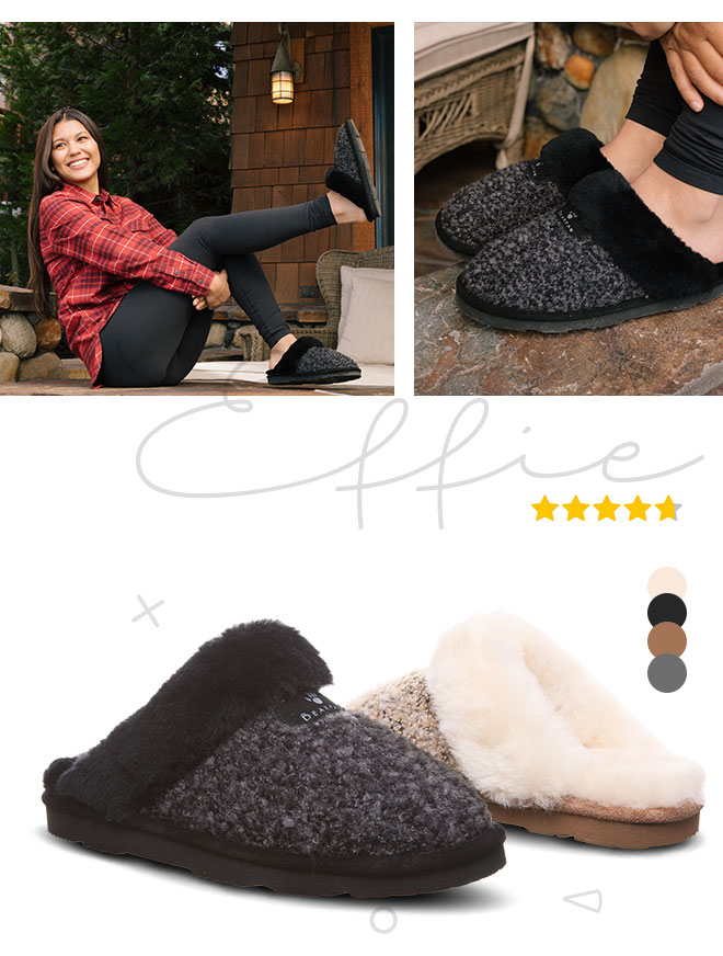 bearpaw slippers effie