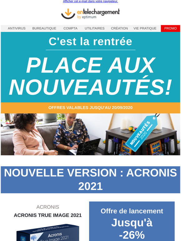 Faites place aux nouveautés logiciels de la rentrée