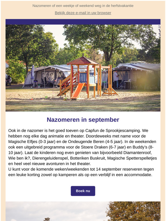 🍂 Herfst op de Sprookjescamping 🍄