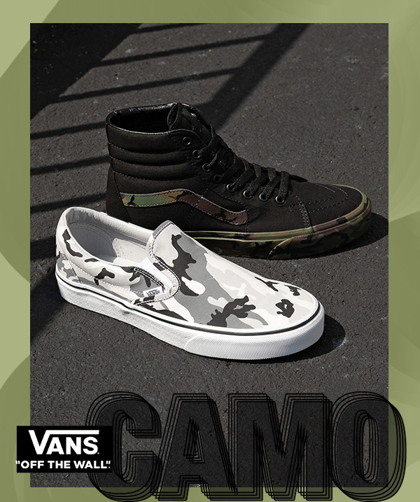 camo vans journeys