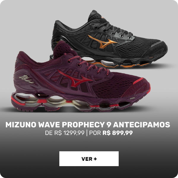 Centauro: 📢 ANTECIPAMOS! Mizuno Wave Prophecy 9 com R$ 400 OFF 🔝 | Milled