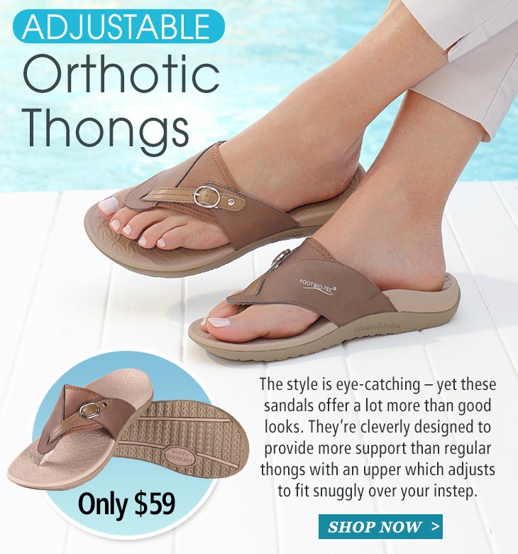 best orthotic thongs australia